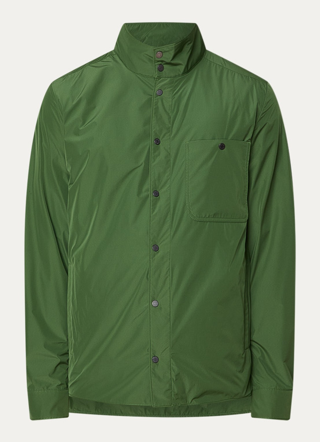 Moncler Lasca jack met steekzakken  - voorkant 2 legergroen