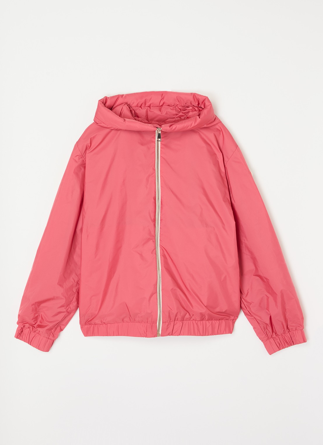 Moncler Lilianna jack met capuchon - voorkant 2 fuchsia