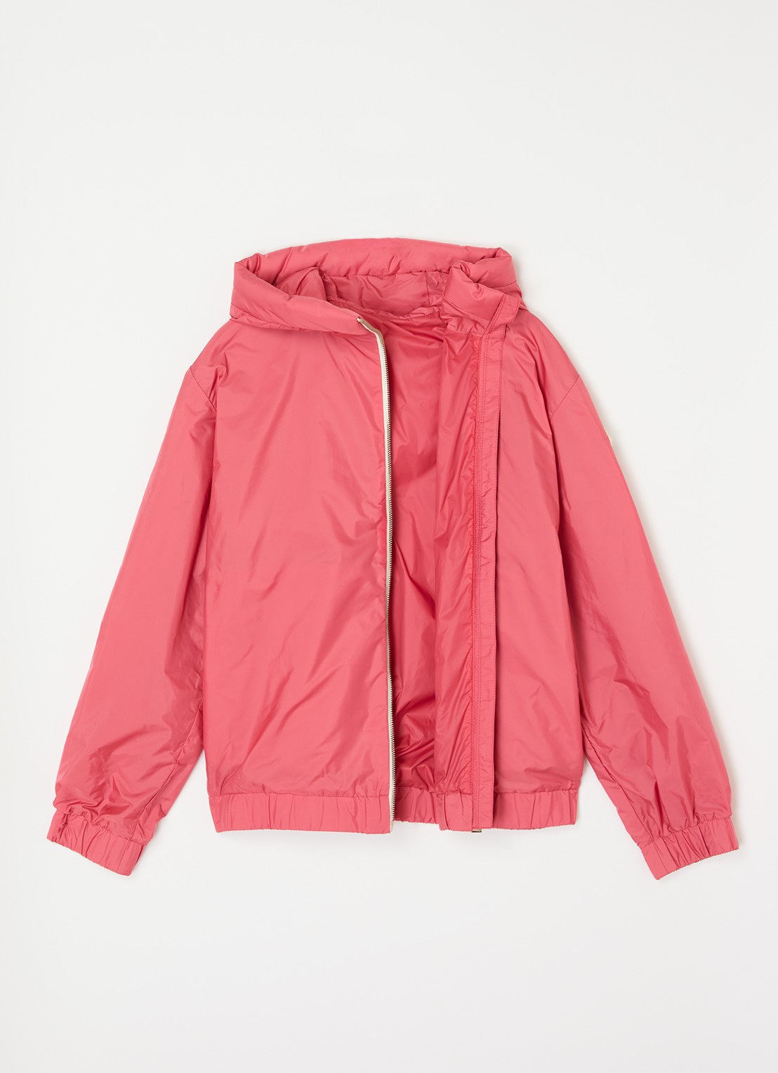 Moncler Lilianna jack met capuchon - voorkant 3 fuchsia