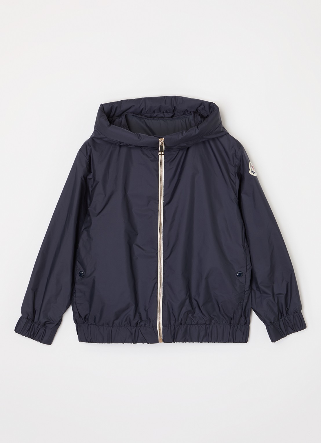 Moncler Lilianna jack met capuchon - voorkant donkerblauw