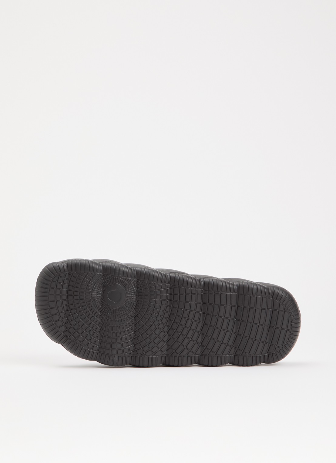 Moncler Lilo slipper met logo - detail 5 zwart