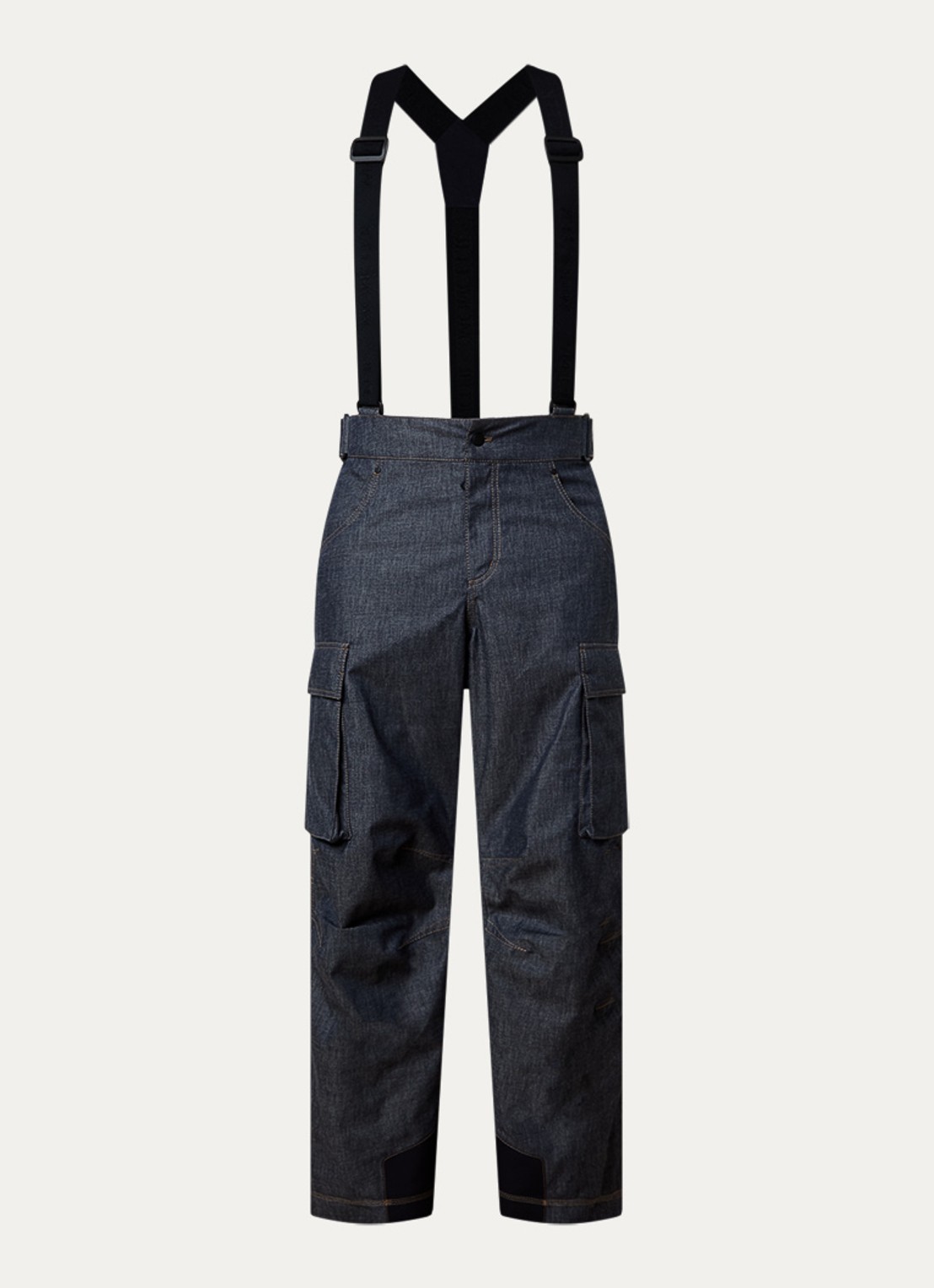 Moncler Loose fit skibroek met klepzakken - voorkant 2 indigo