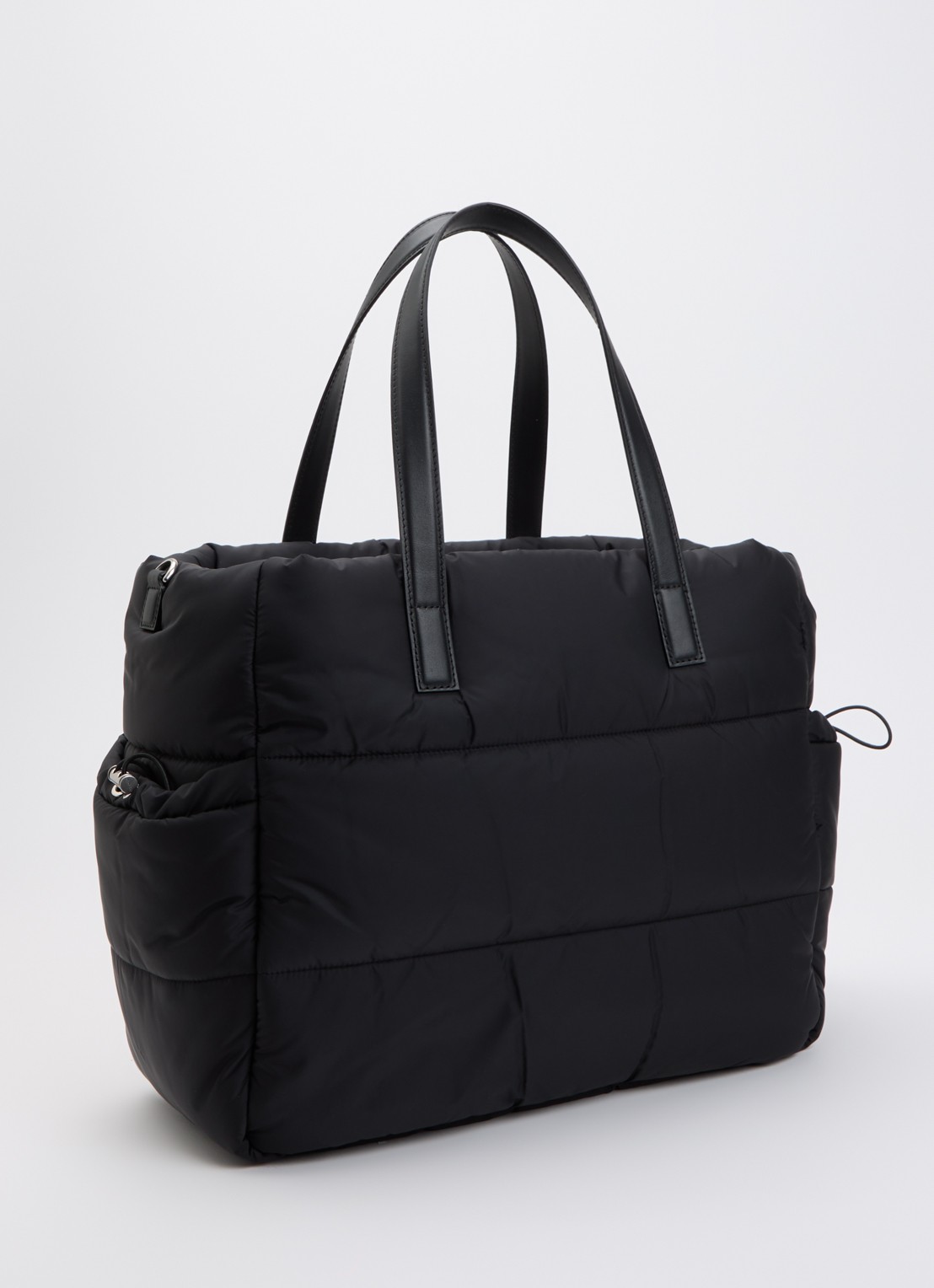 Moncler Luiertas met leren details en logo - achterkant 2 zwart