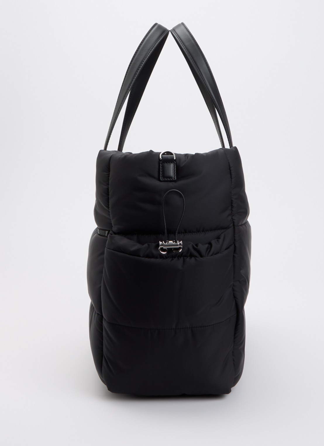 Moncler Luiertas met leren details en logo - detail 4 zwart