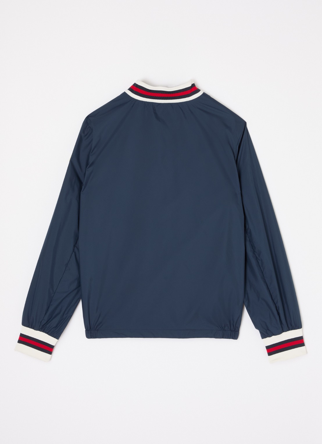 Moncler Maki bomberjack met steekzakken - achterkant donkerblauw