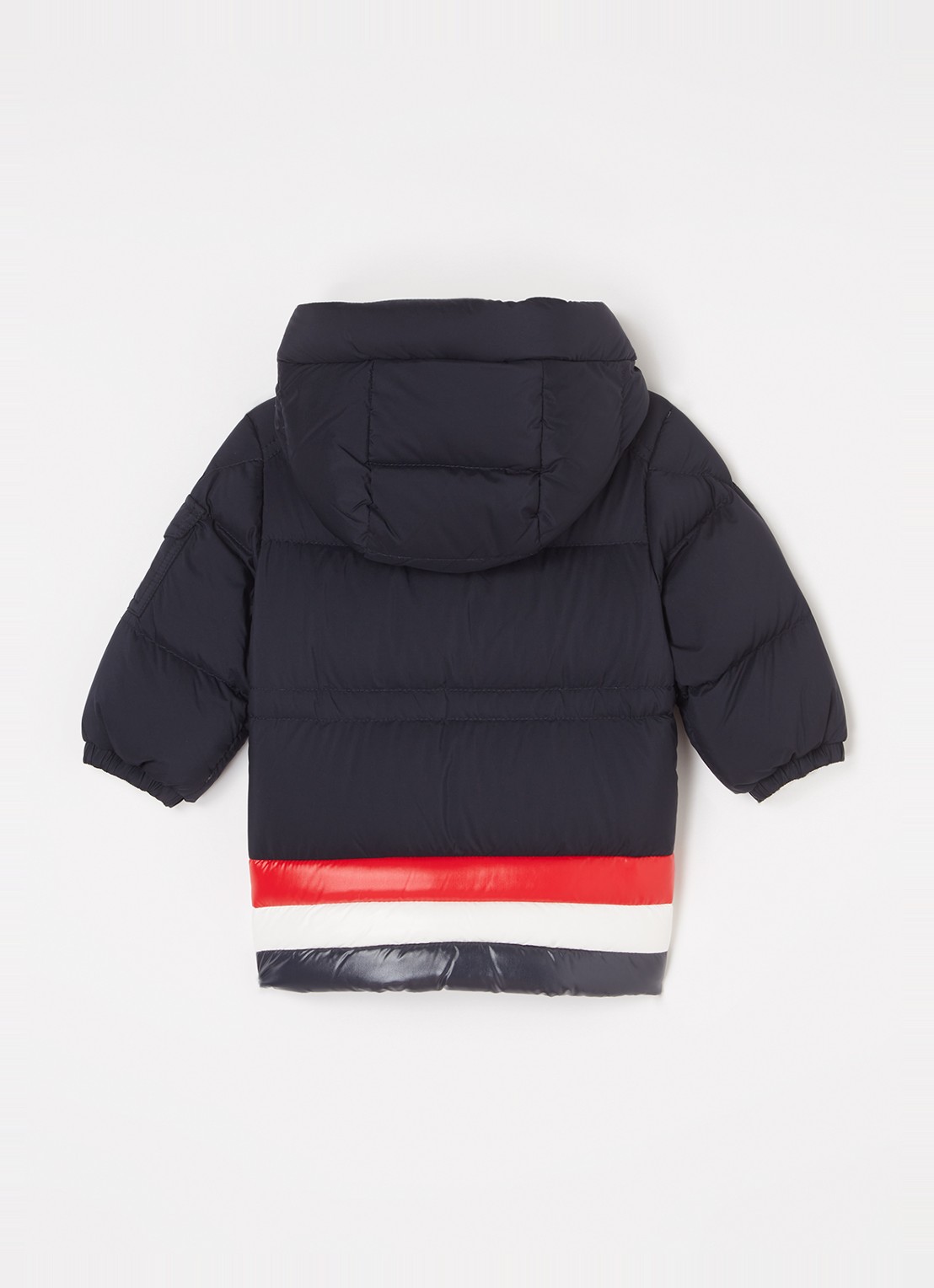 Moncler Marat gewatteerde jas met donsvulling en capuchon - achterkant 3 donkerblauw