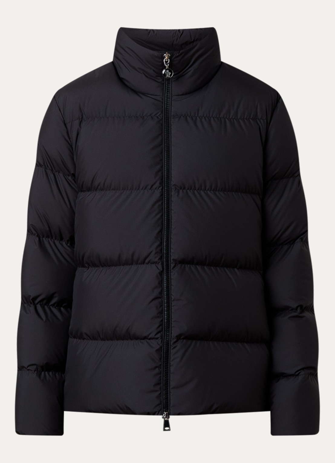 Moncler Mauzun puffer jack met donsvulling - voorkant 2 zwart