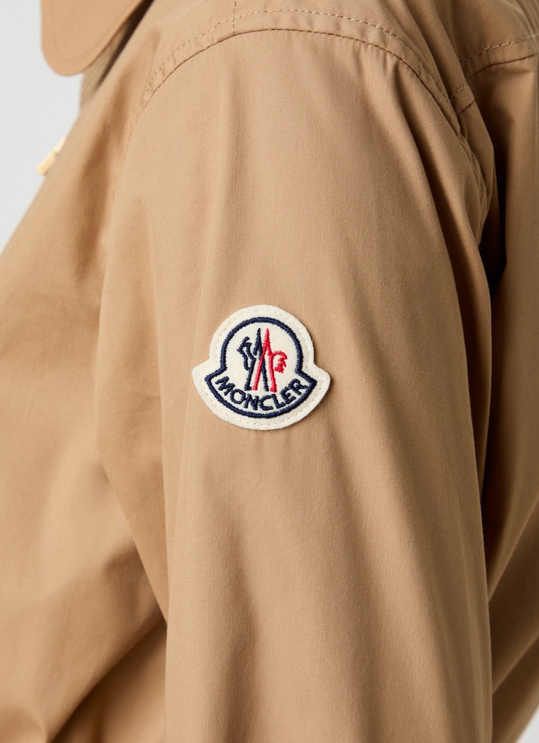 Moncler Maxi blousejurk met klepzakken - detail 4 camel