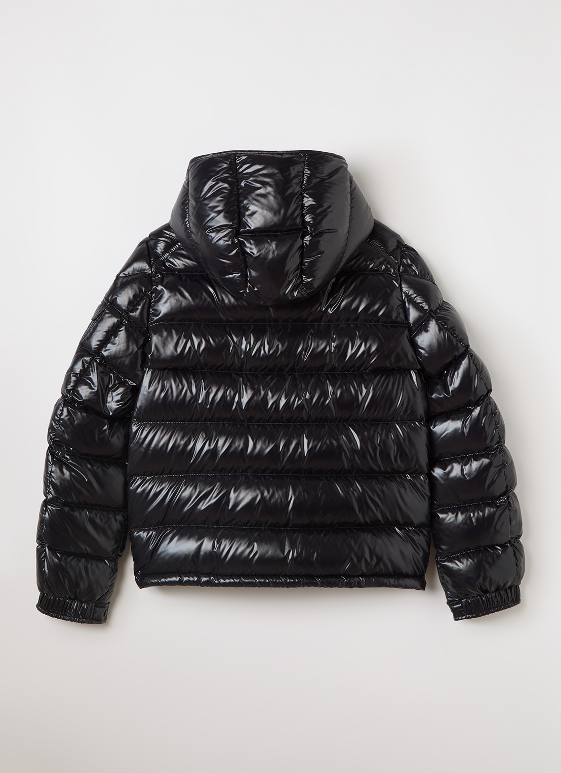 Moncler Maya puffer jack met donsvulling - achterkant zwart