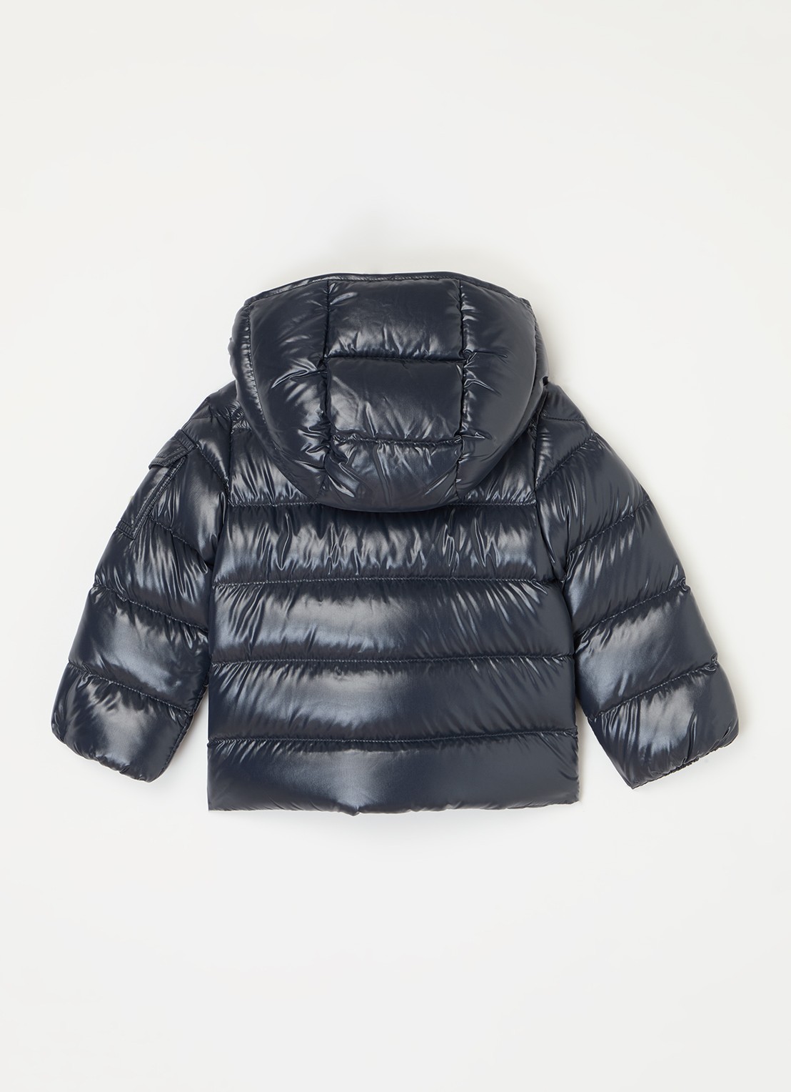 Moncler Maya puffer jack met donsvulling - achterkant 3 antraciet
