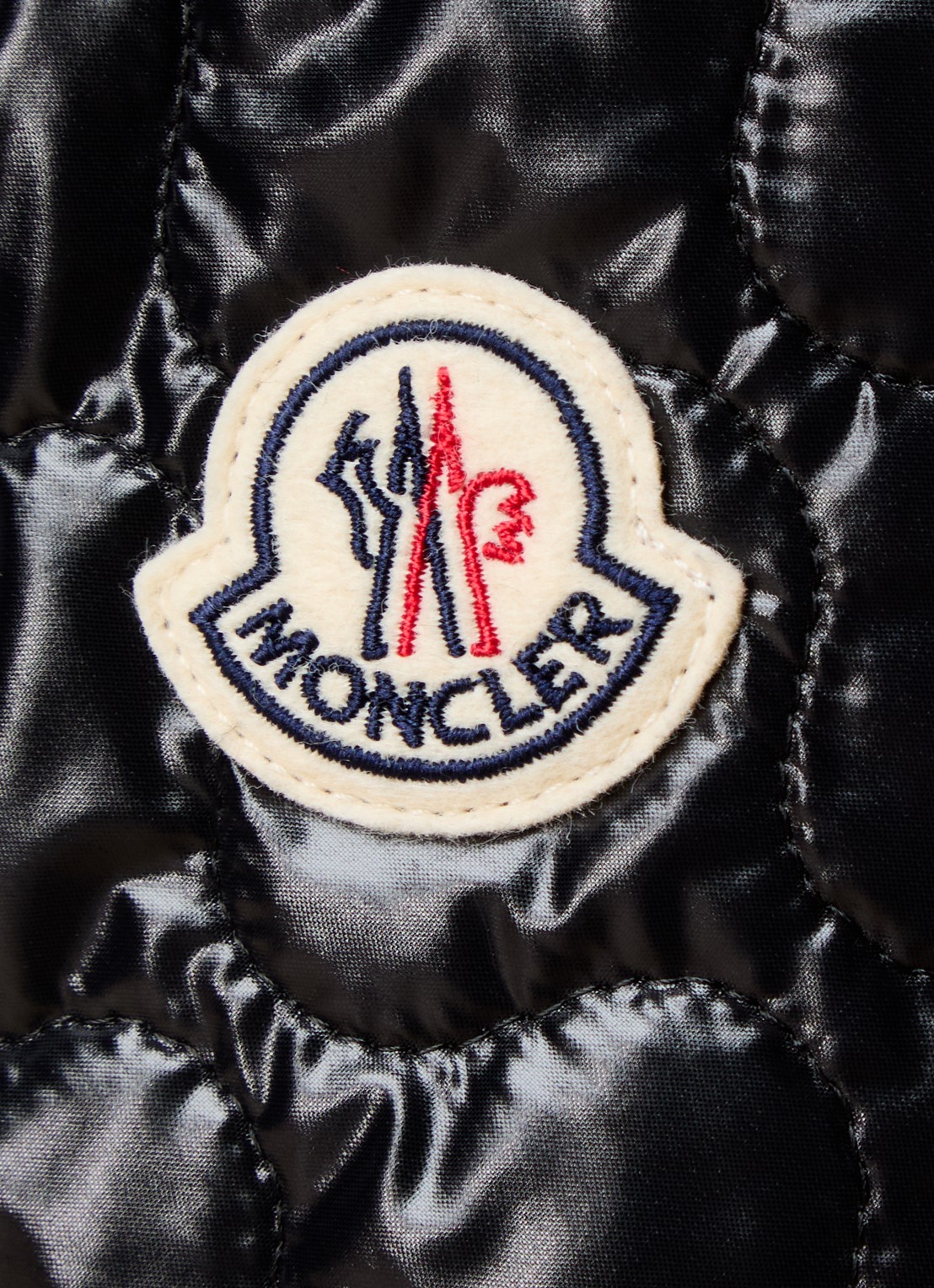Moncler Midi rok met quilt patroon - detail 5 zwart