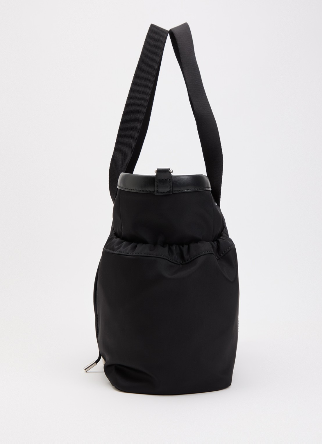 Moncler Mom-Bag met afneembare schouderriem - detail 2 zwart