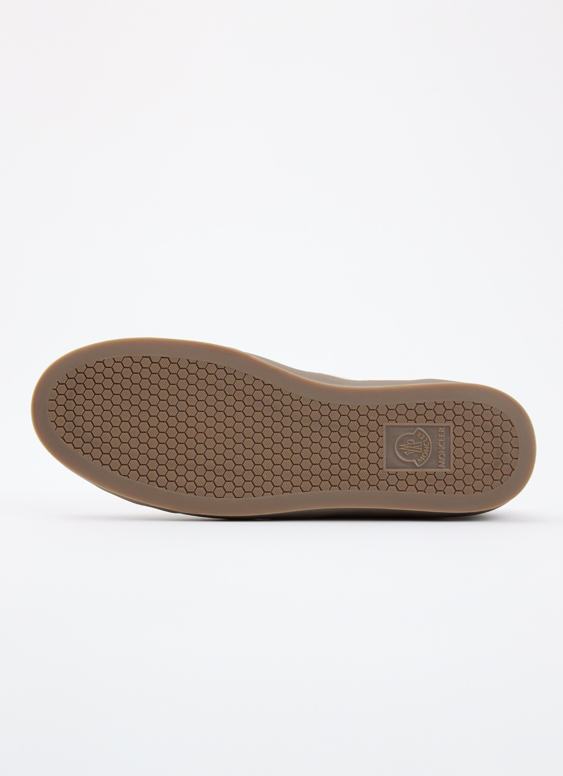 Moncler Monaco2 sneaker van suede - detail 5 khaki
