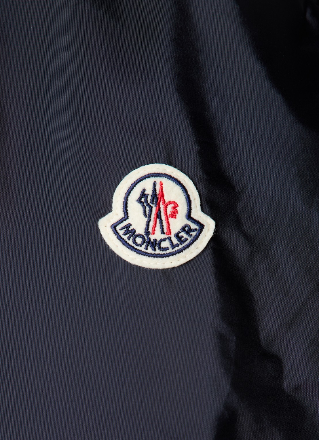 Moncler Montriond windjack met opbergbare capuchon - detail 3 donkerblauw