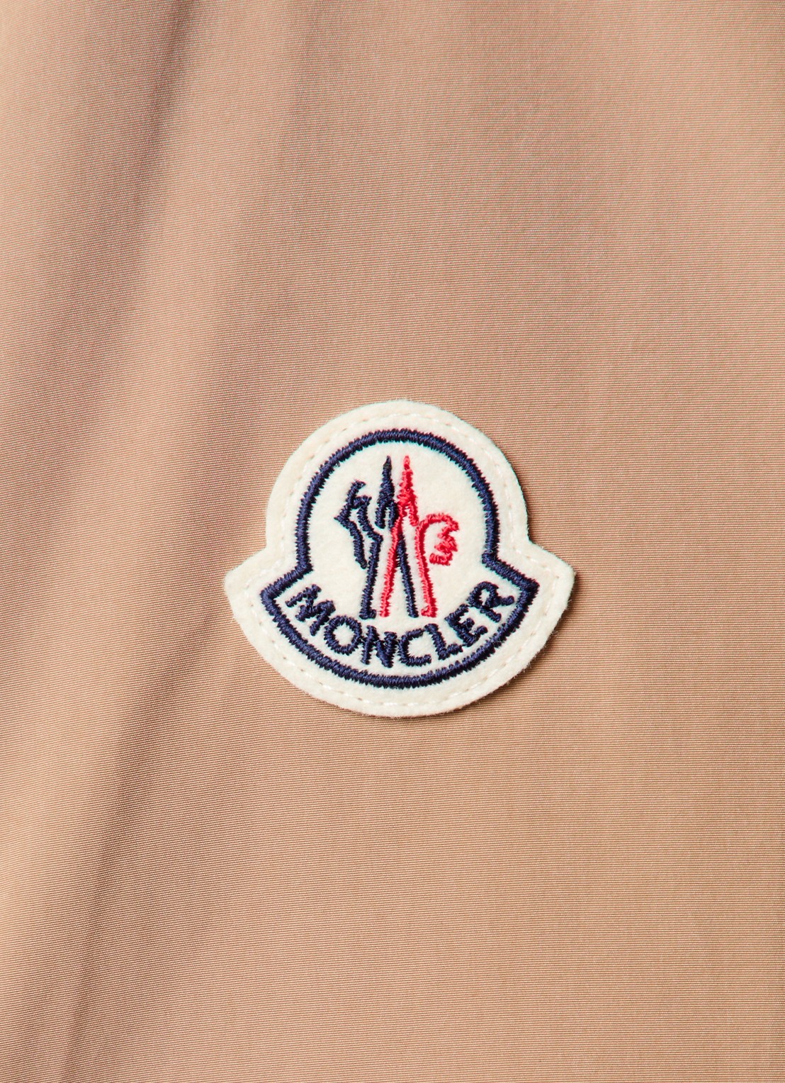 Moncler Nades parka met capuchon en logo - detail 3 camel