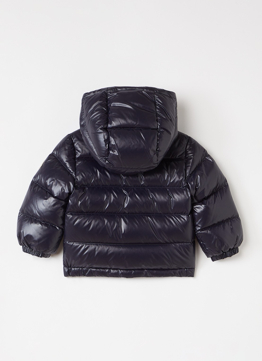Moncler New Aubert pufferjack met donsvulling - achterkant 3 donkerblauw