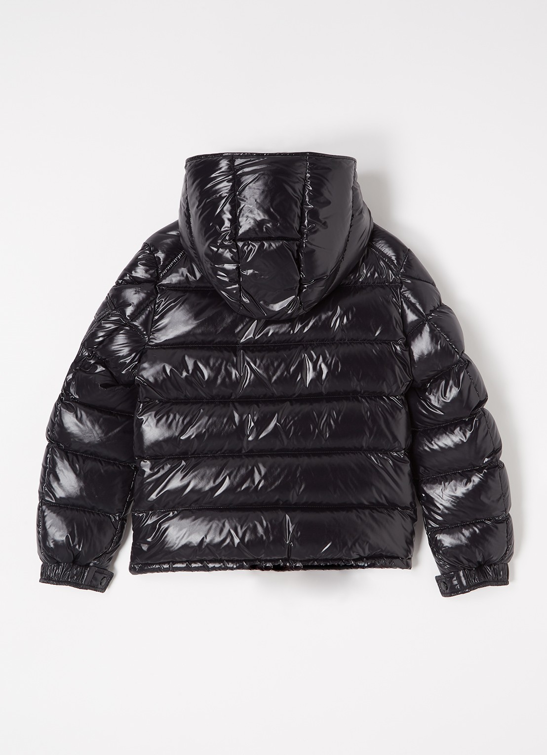 Moncler New Maya puffer jas met donsvulling en afneembaar capuchon - achterkant 3 zwart