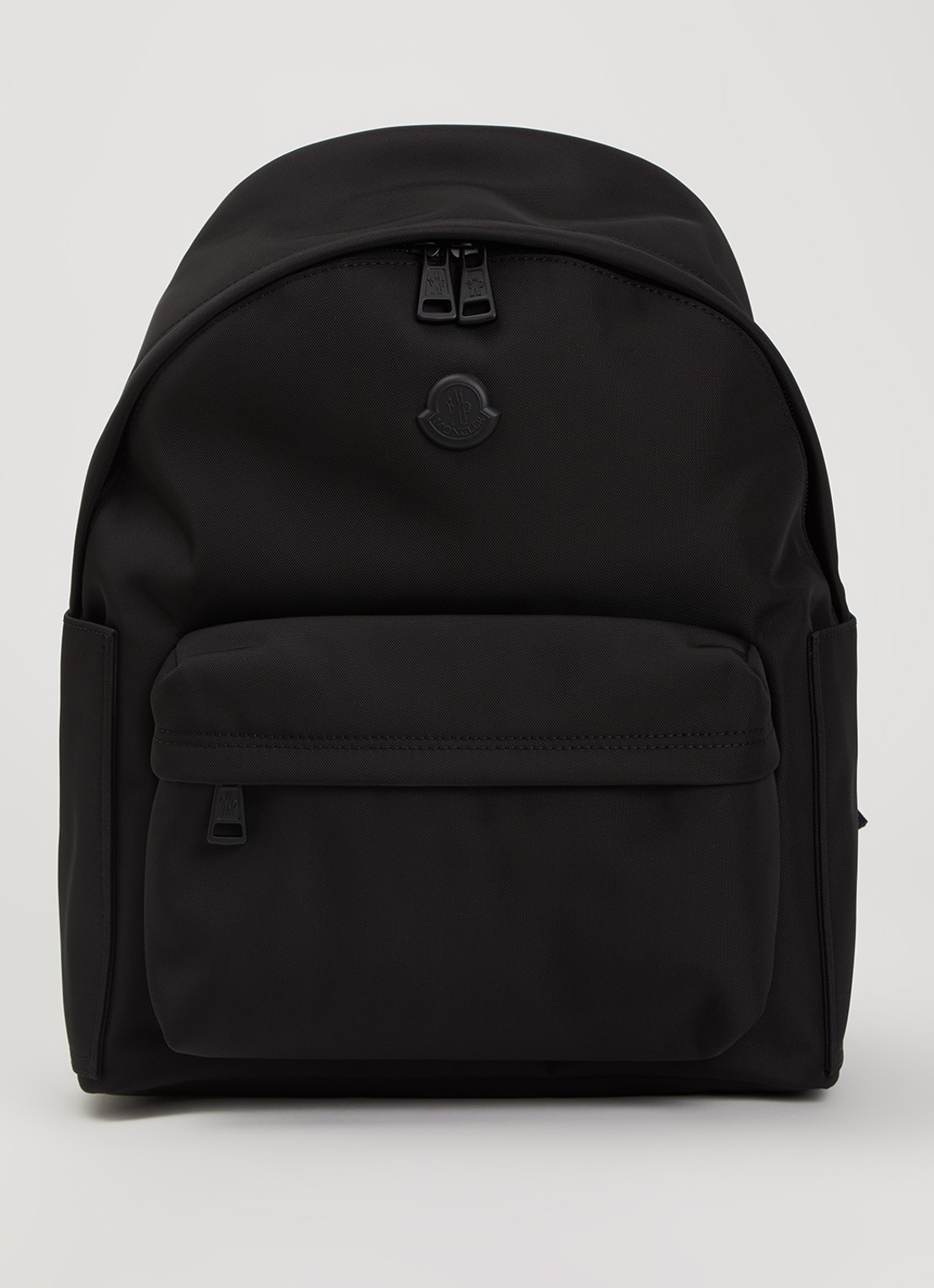 Moncler New Pierrick rugzak met logo - voorkant zwart