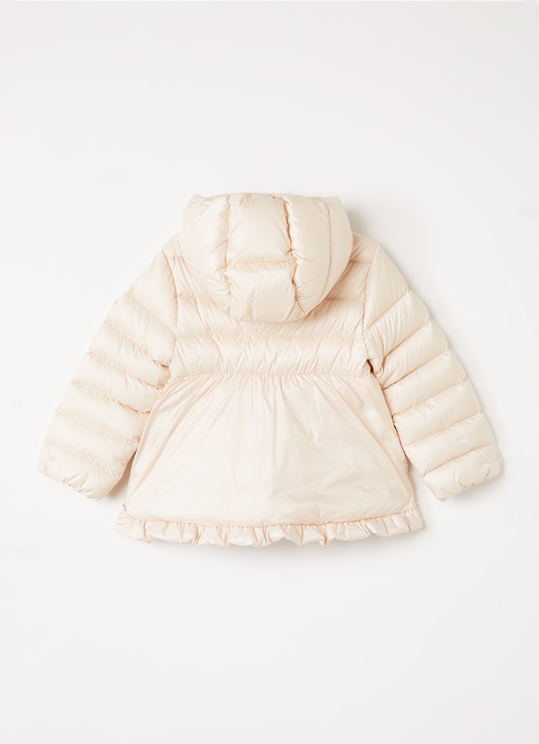 Moncler Odile pufferjack met donsvulling - achterkant 5 creme