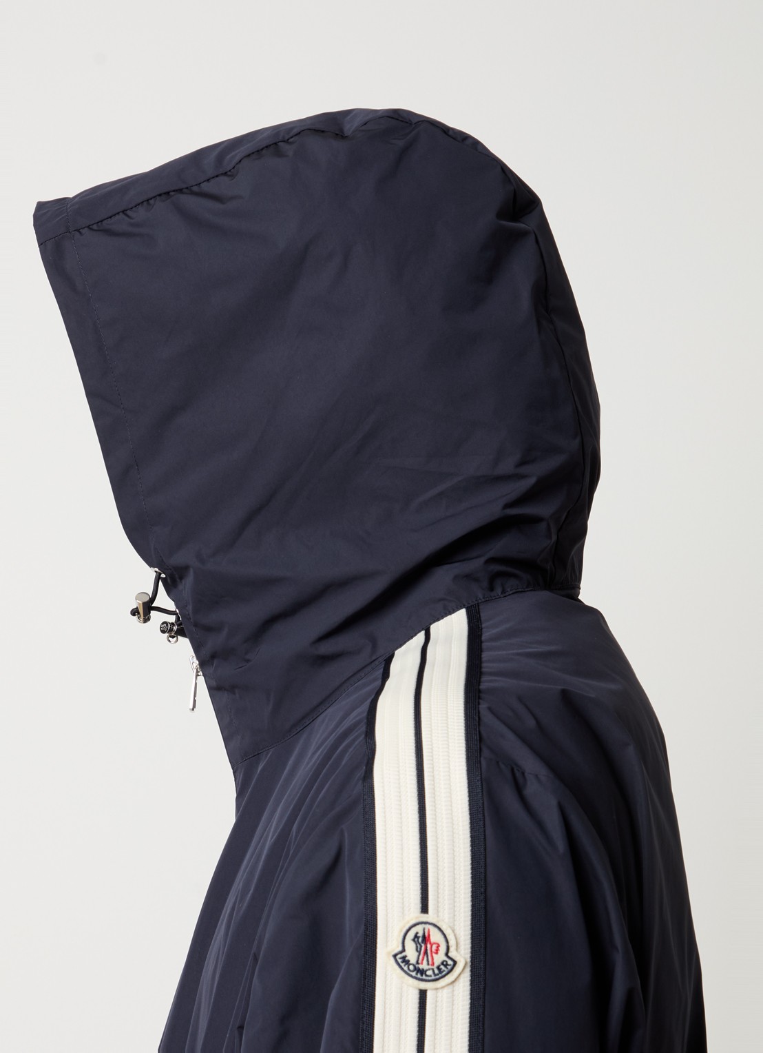Moncler Olan windjack met capuchon - detail 5 donkerblauw