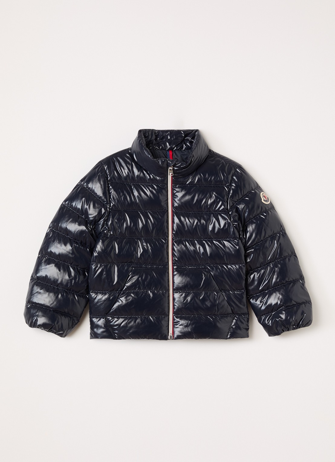 Moncler Othoniel puffer jack met donsvulling - voorkant 2 donkerblauw