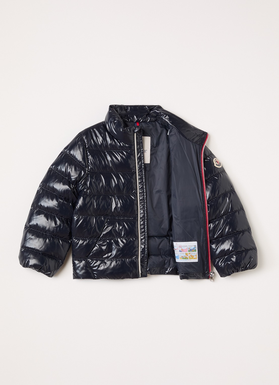 Moncler Othoniel puffer jack met donsvulling - voorkant 3 donkerblauw