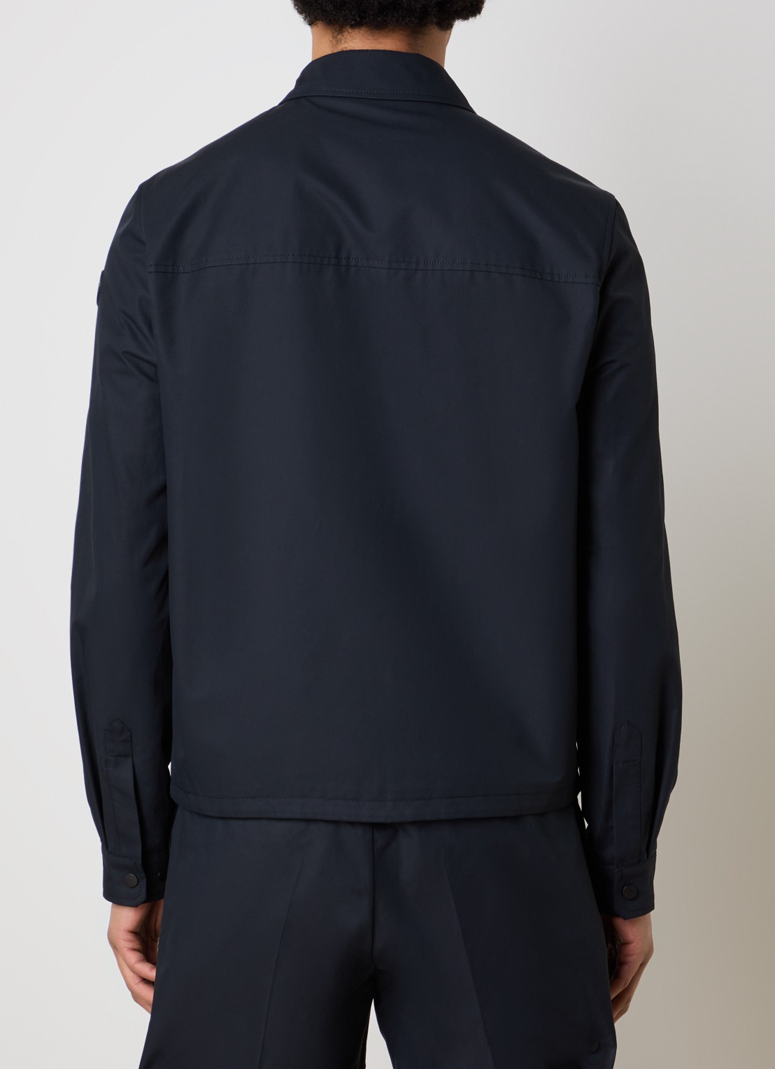Moncler Overshirt met ritszakken - achterkant 3 donkerblauw