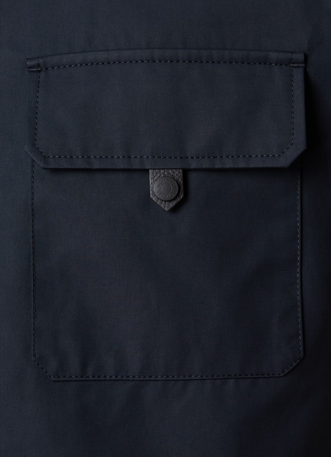 Moncler Overshirt met ritszakken - detail 6 donkerblauw