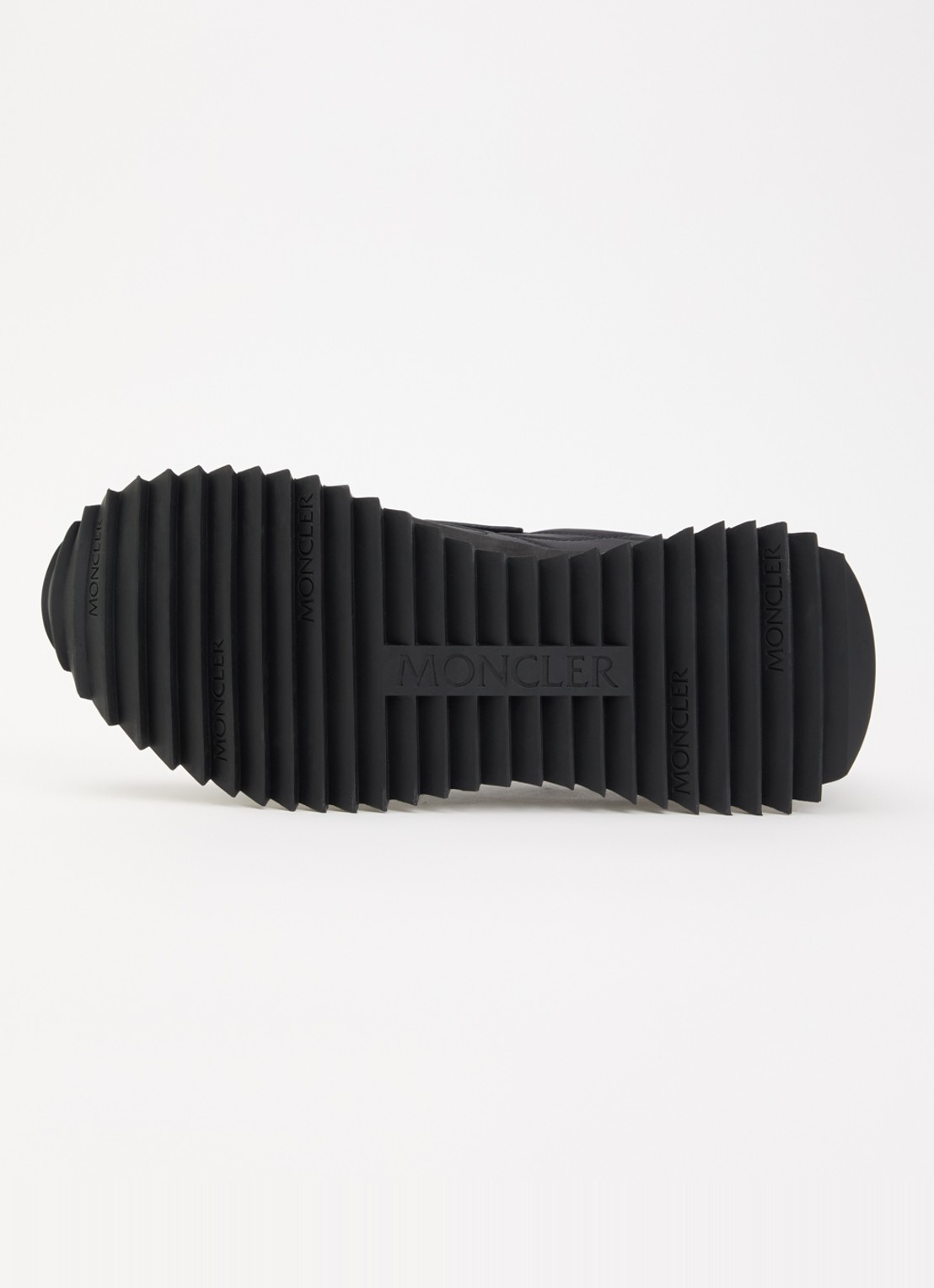 Moncler Pacey2 sneaker met details van nubuck en suède - detail 3 zwart