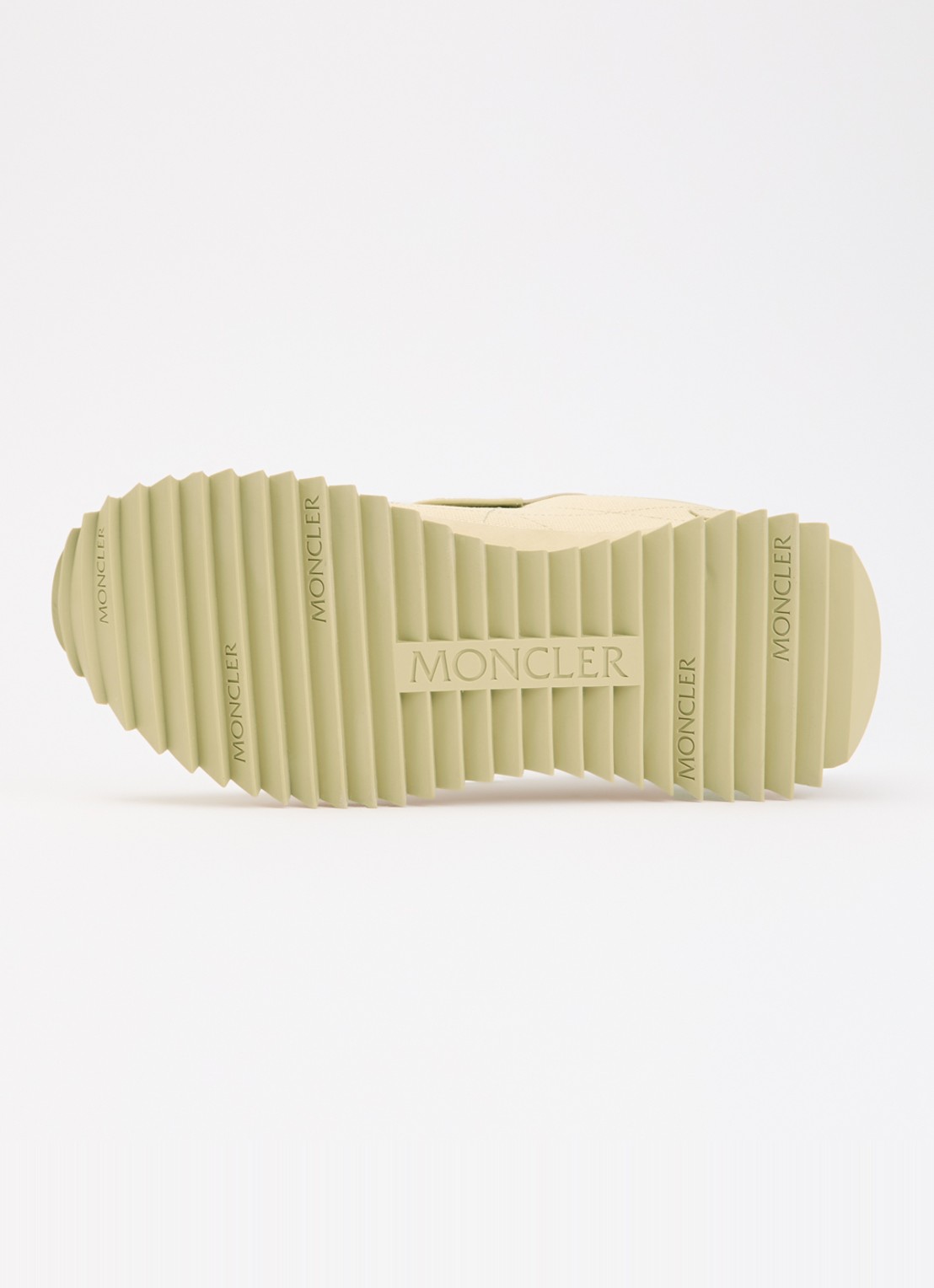 Moncler Pacey2 sneaker met suède details en logo - detail 6 gebroken wit