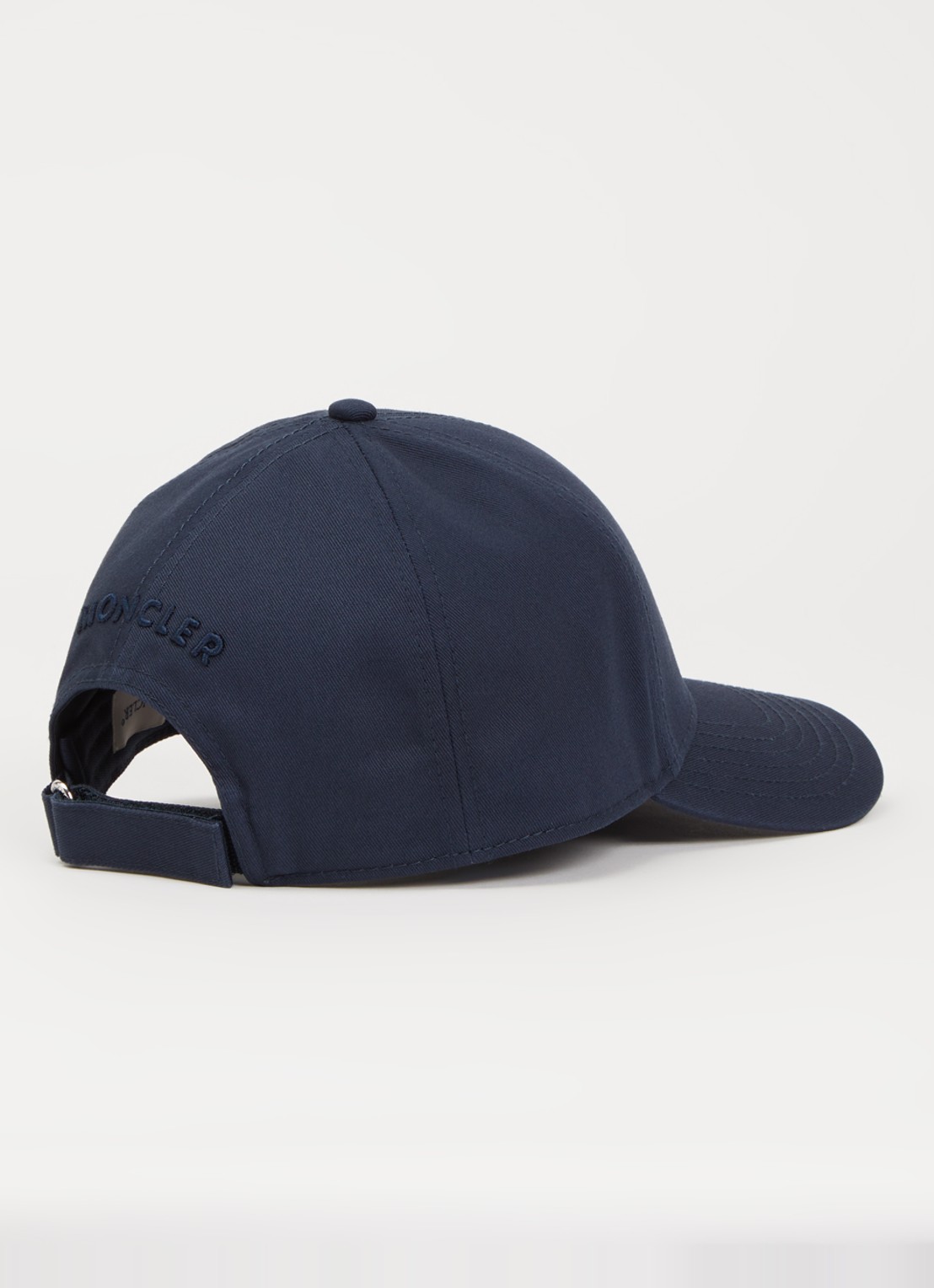 Moncler Pet met logo - detail donkerblauw