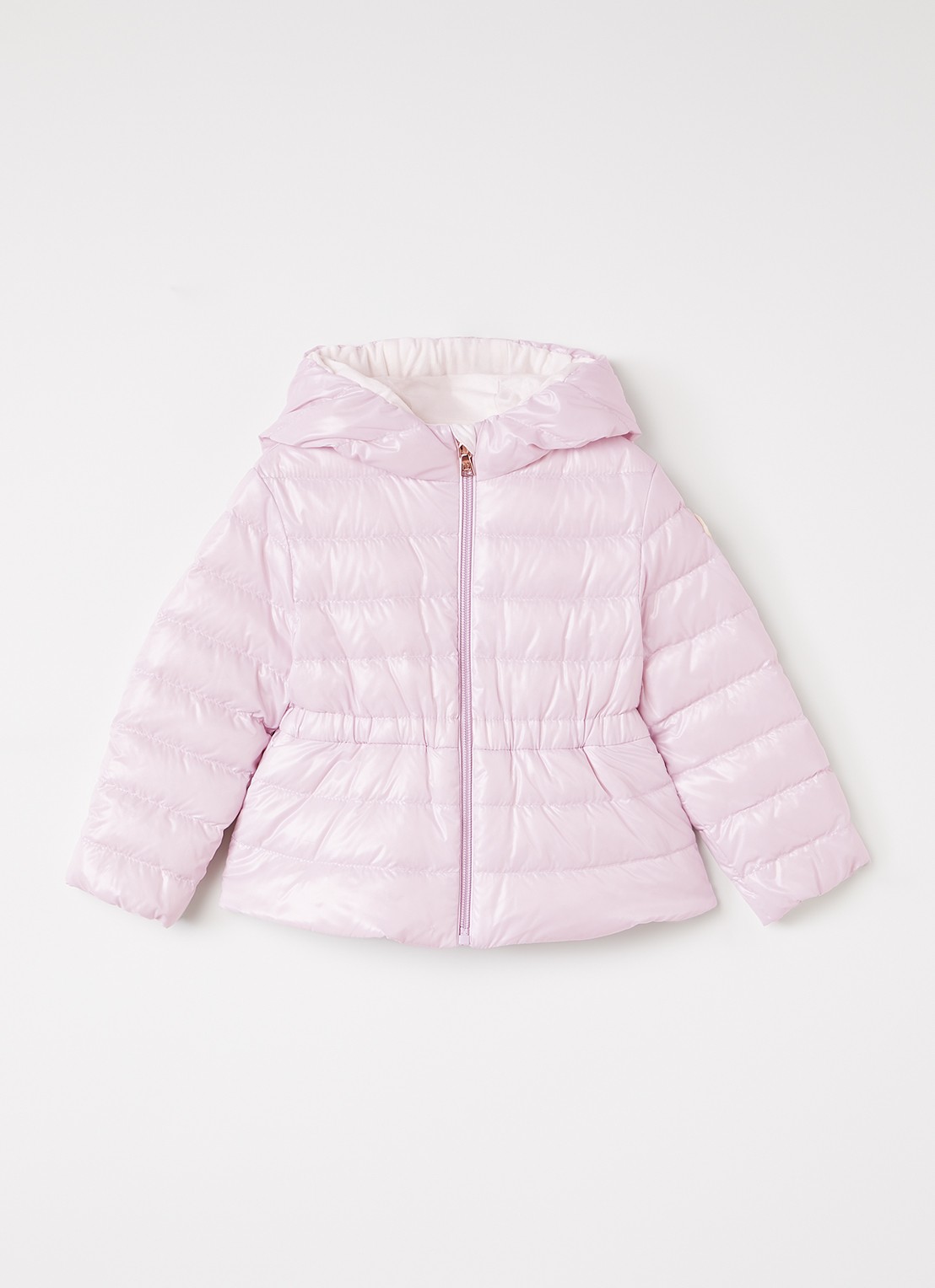 Moncler Pinar gewatteerd jack met donsvulling - voorkant 2 lichtpaars
