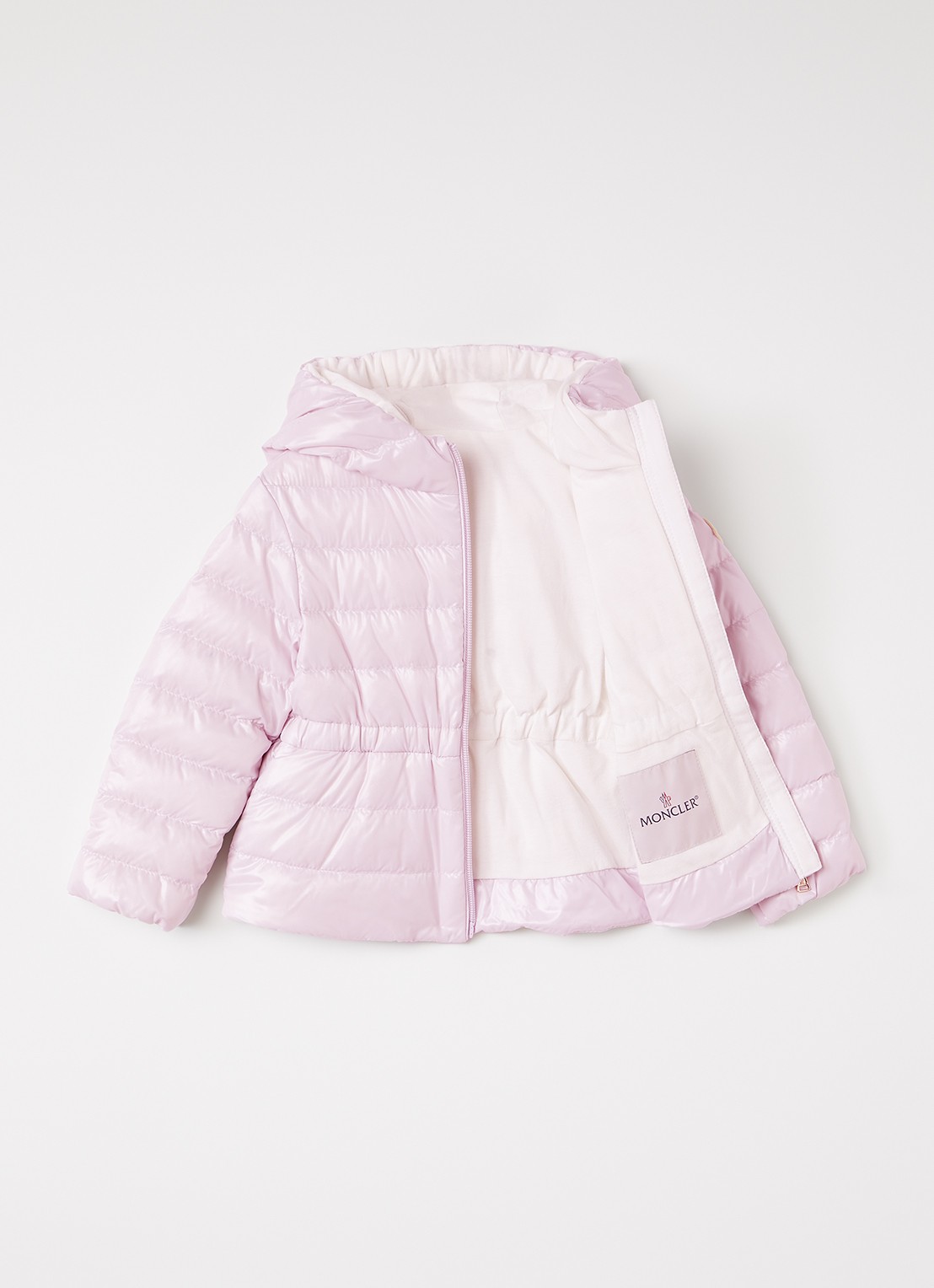 Moncler Pinar gewatteerd jack met donsvulling - voorkant 3 lichtpaars