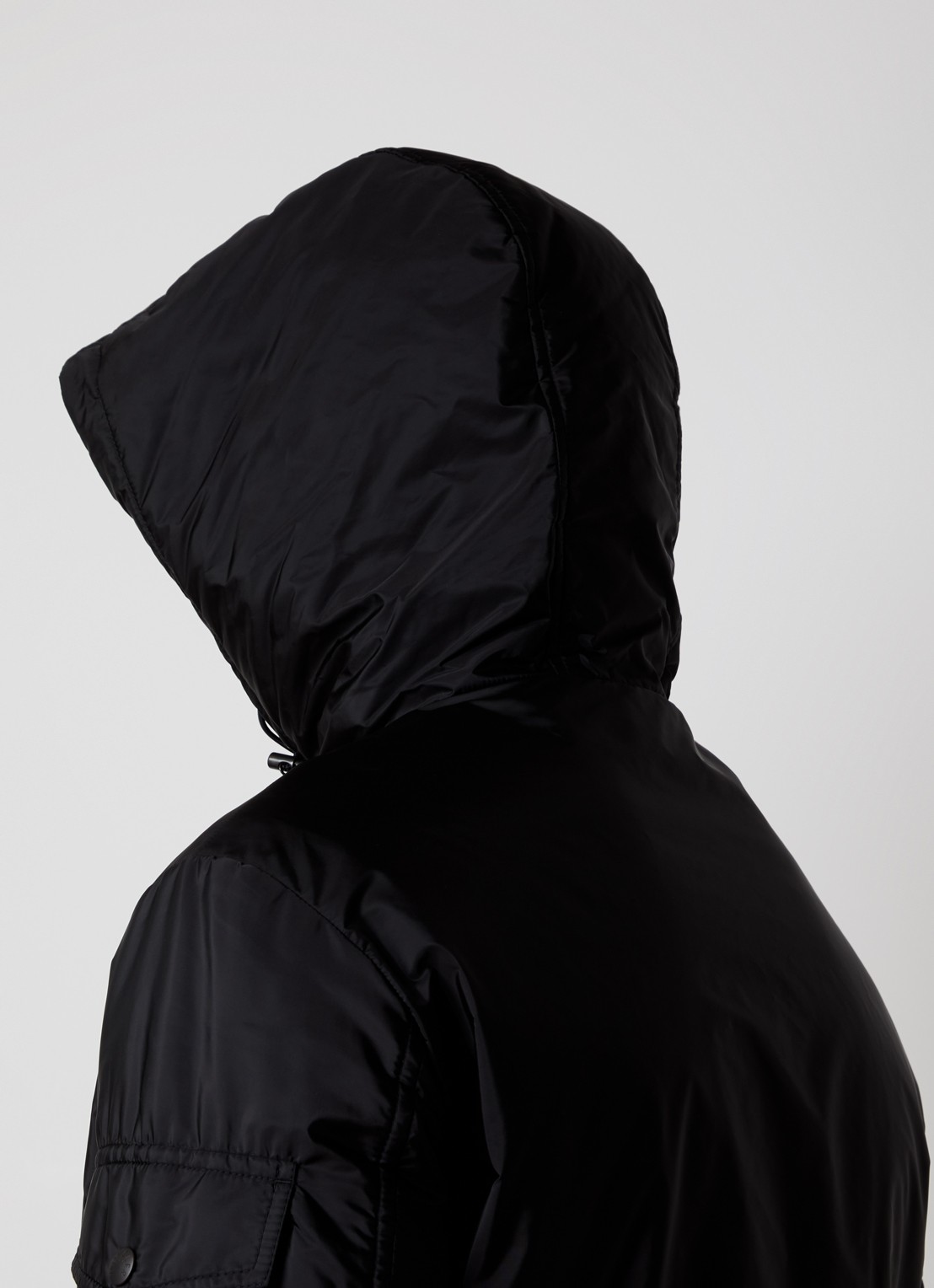 Moncler Poiliot jack met donsvulling en steekzakken - detail 4 zwart