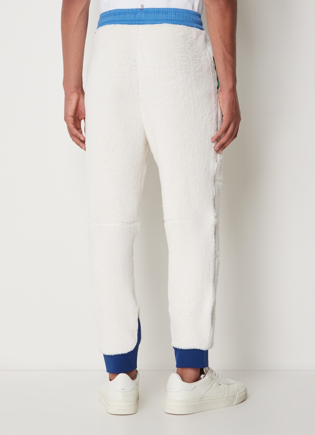 Moncler Polartec tapered fit joggingbroek van fleece - achterkant 6 wit