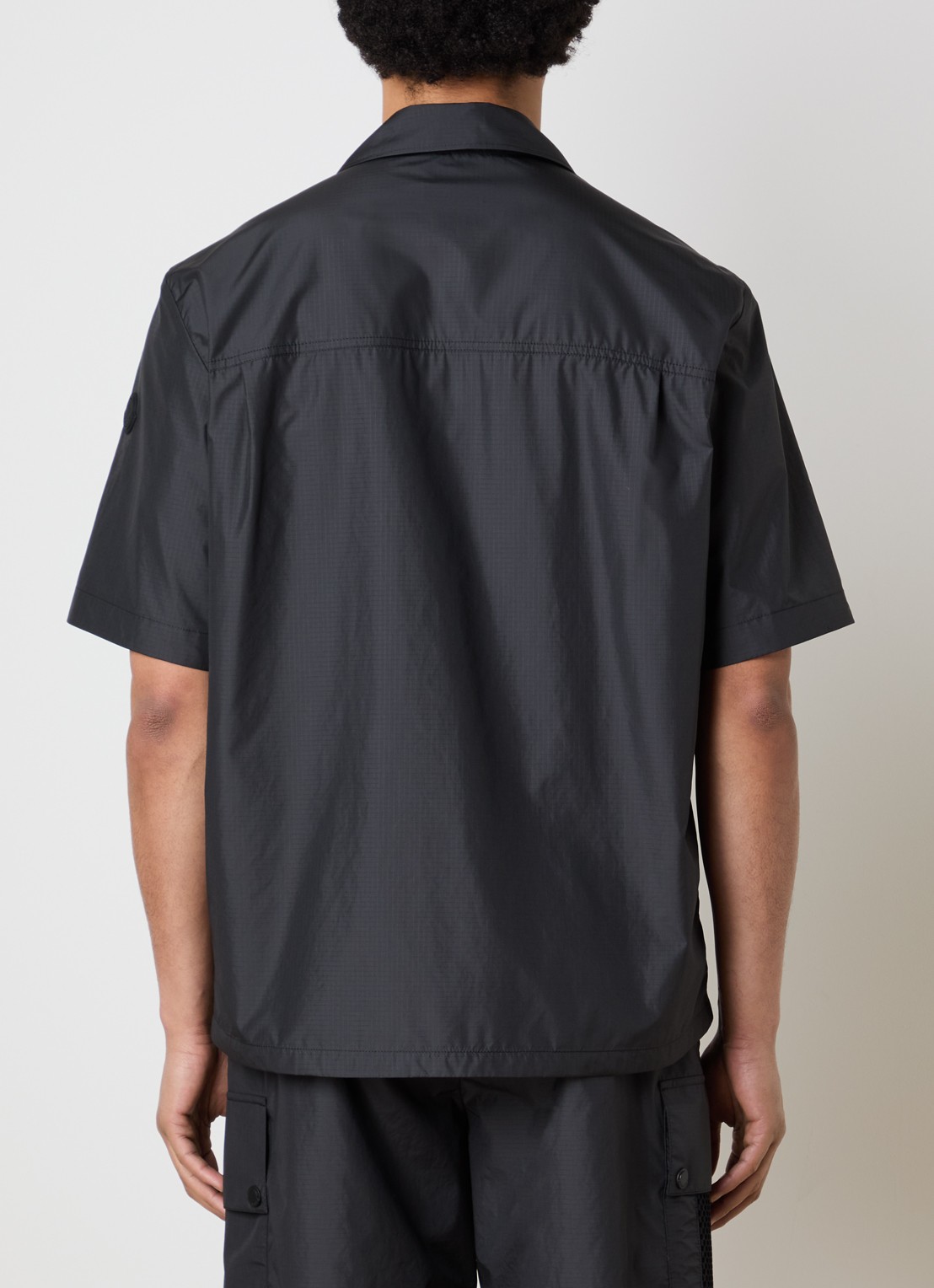 Moncler Regular fit overhemd met borstzak en logo - achterkant 3 zwart