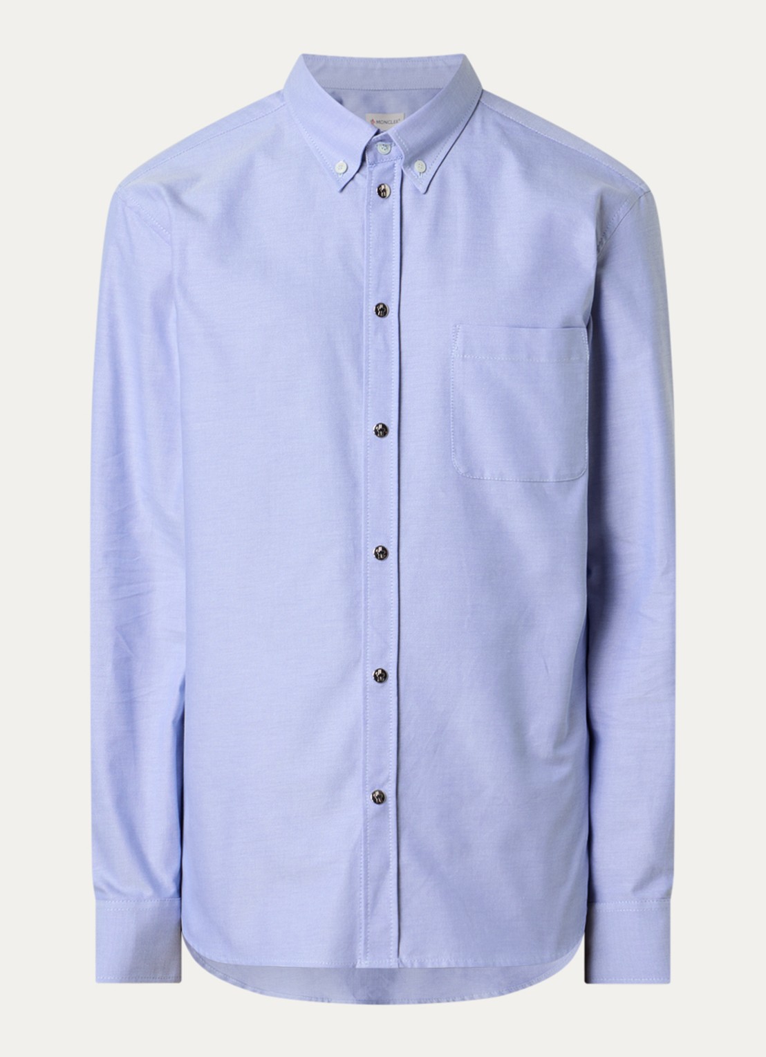 Moncler Regular fit overhemd met borstzak en logo - voorkant 2 lavendel