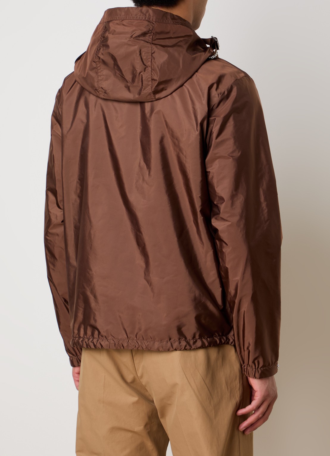 Moncler Remoray windjack met capuchon en steekzakken - achterkant 3 bruin