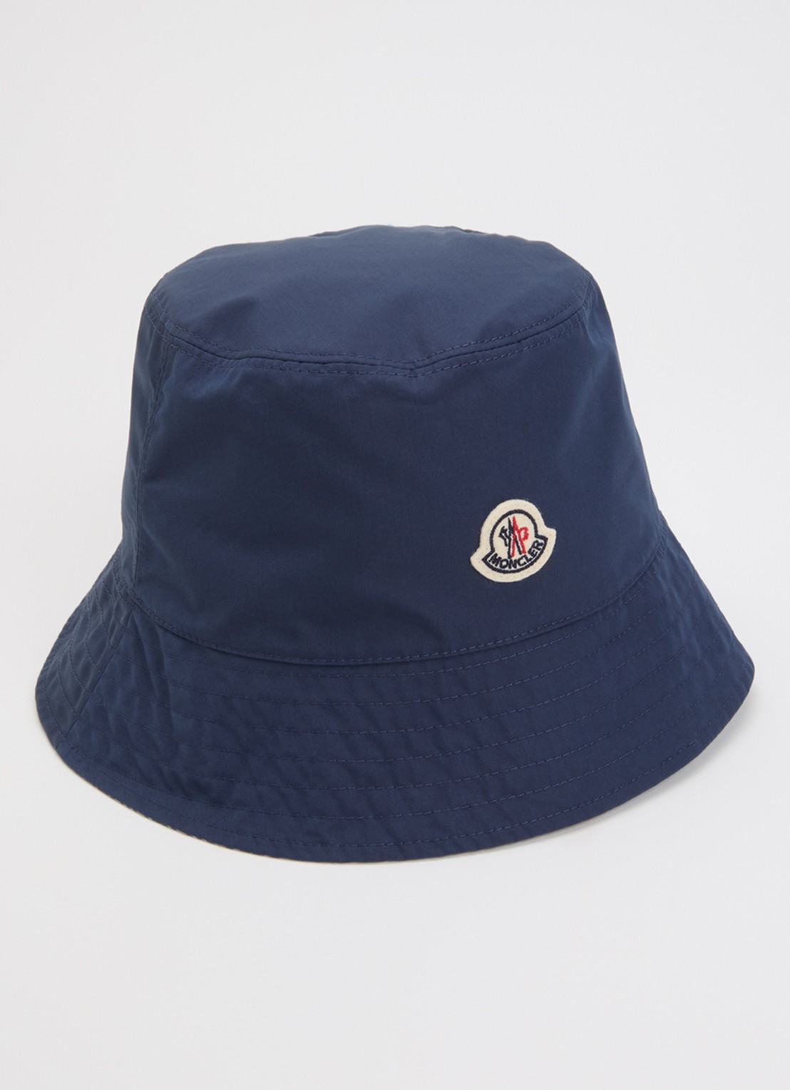 Moncler Reversible bucket hoed met logo - detail 2 blauw