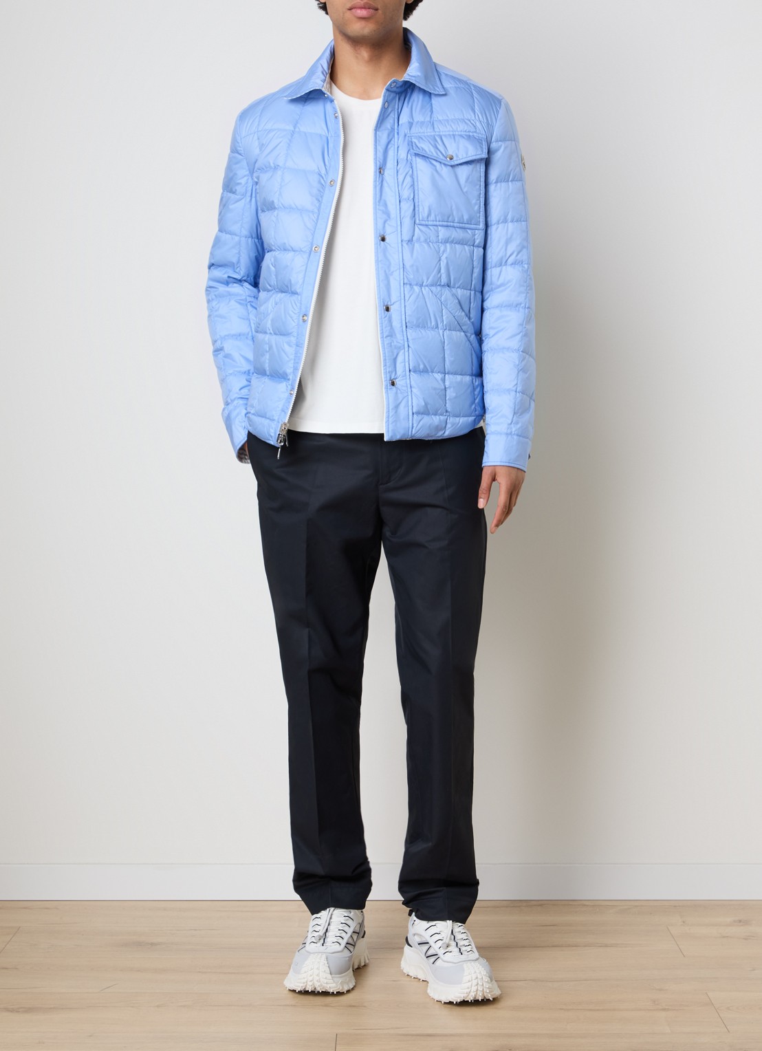 Moncler Reversible gewatteerd jack met donsvulling en steekzakken - voorkant 2 wit