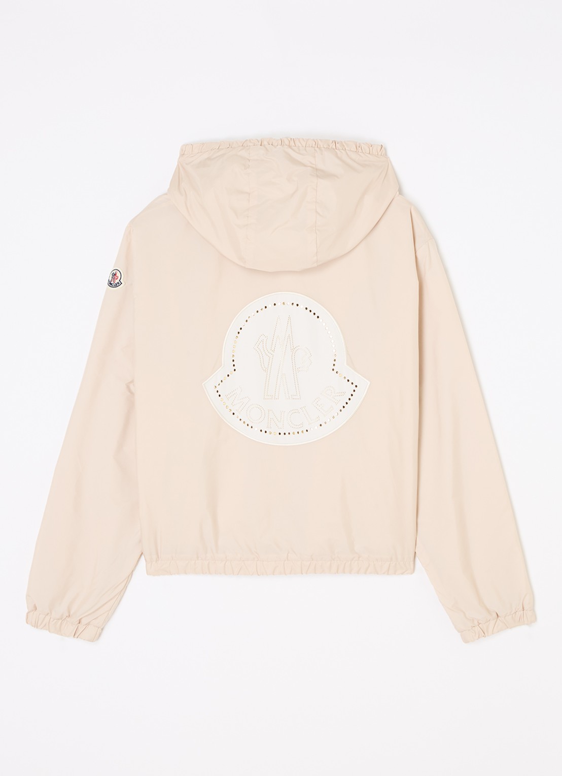 Moncler Saria jack met backprint - achterkant 3 beige