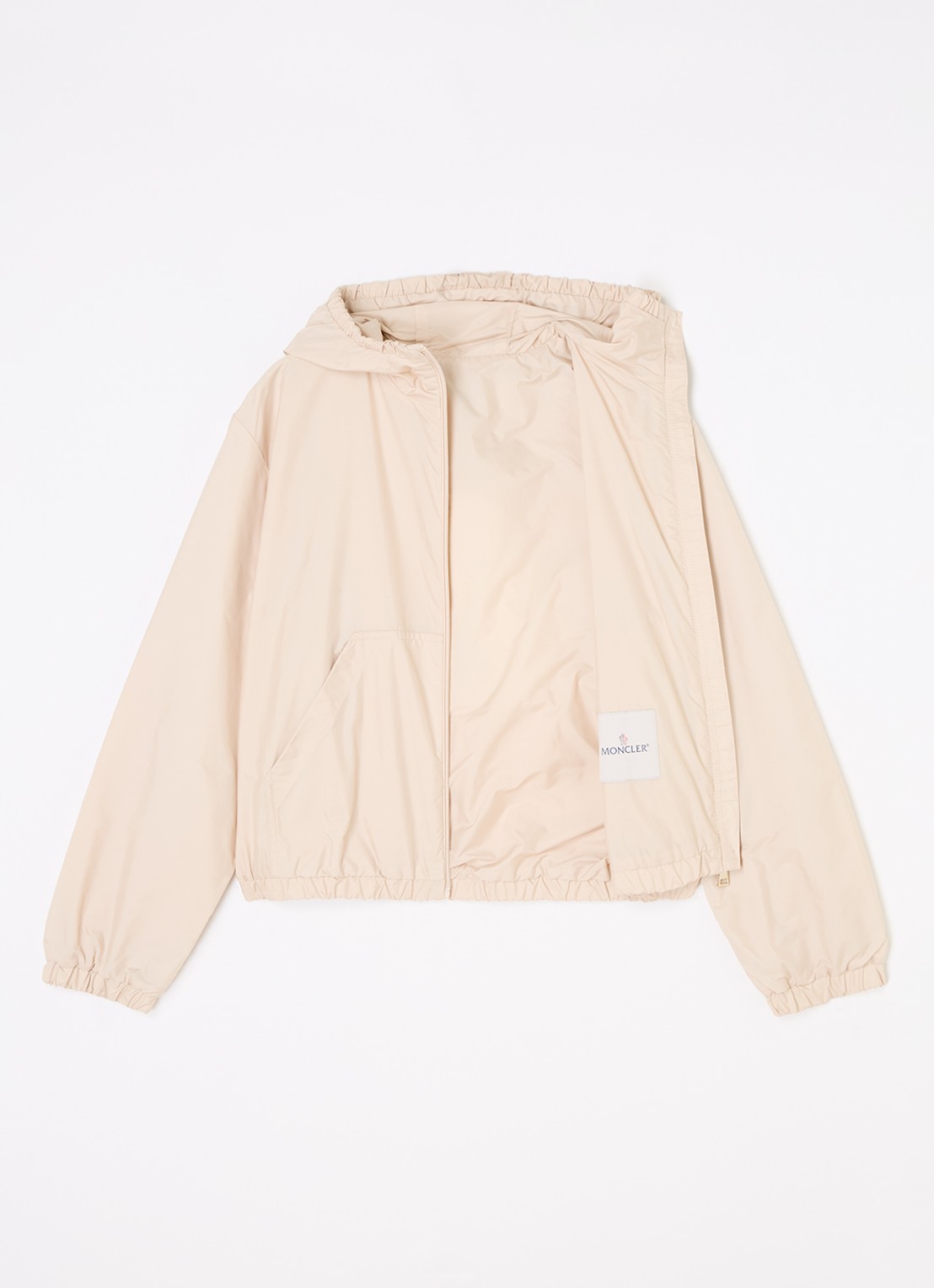 Moncler Saria jack met backprint - voorkant 2 beige