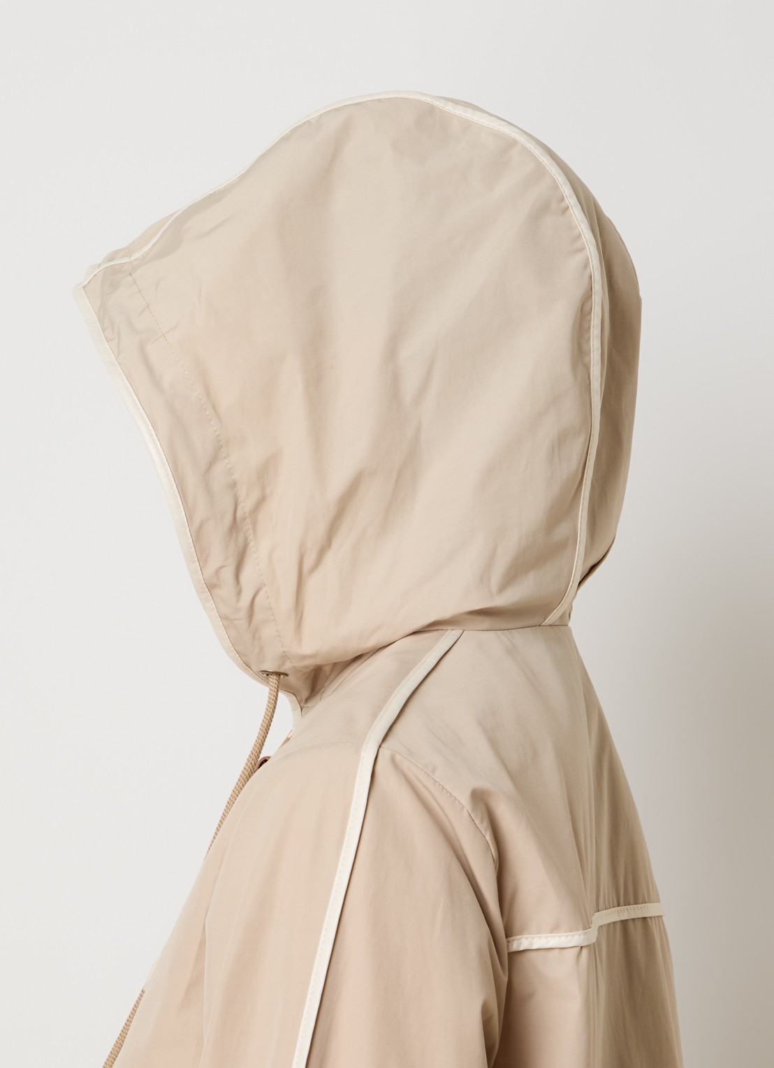 Moncler Sarracenia windjack met capuchon en steekzakken - detail 3 beige