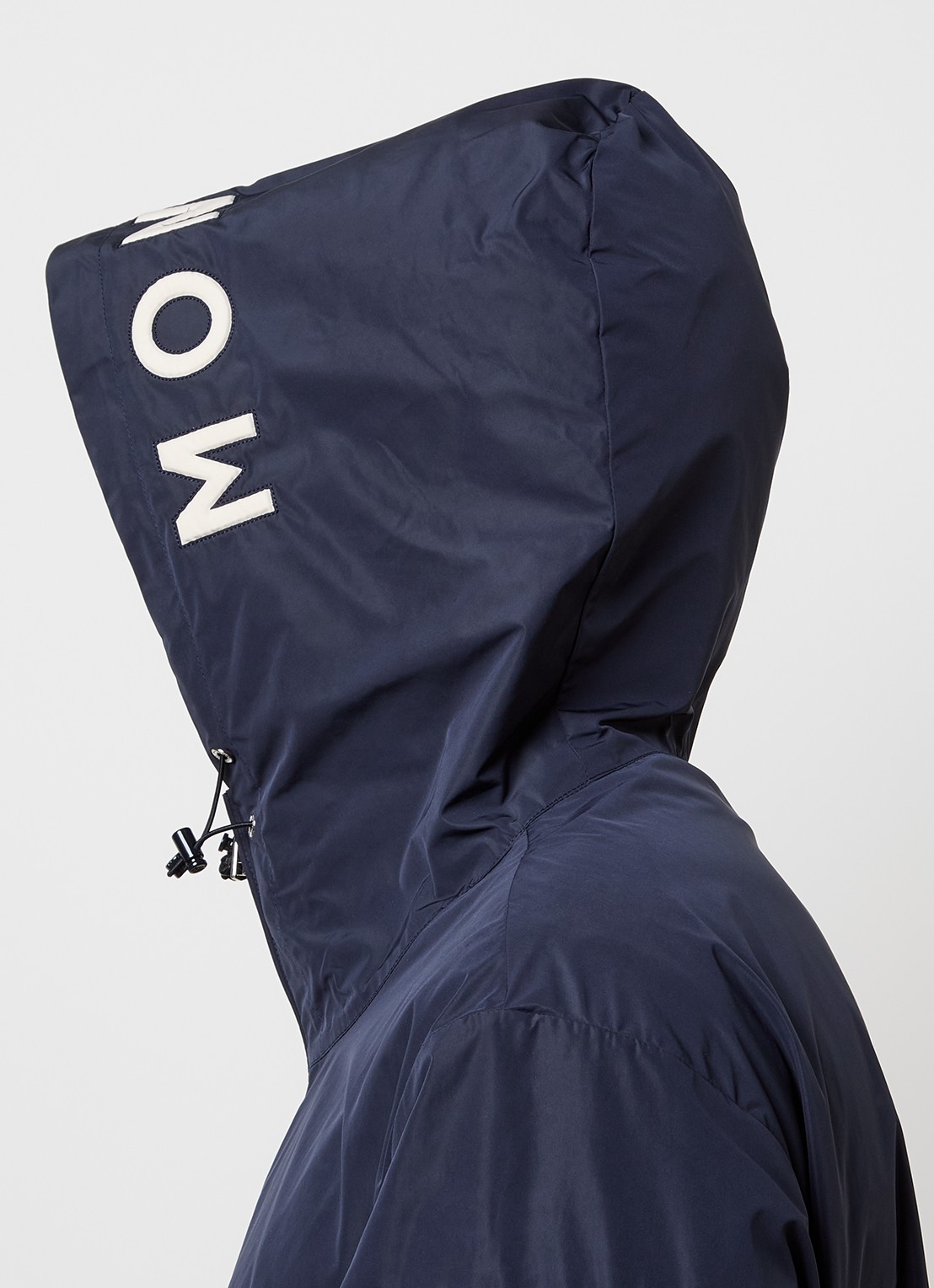 Moncler Sassiere windjack met capuchon en steekzakken - detail 3 donkerblauw