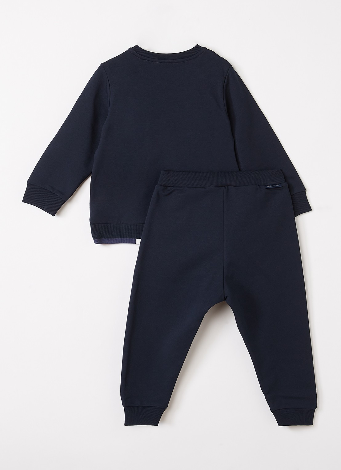 Moncler Set van sweater met joggingbroek 2-delig - voorkant 2 donkerblauw