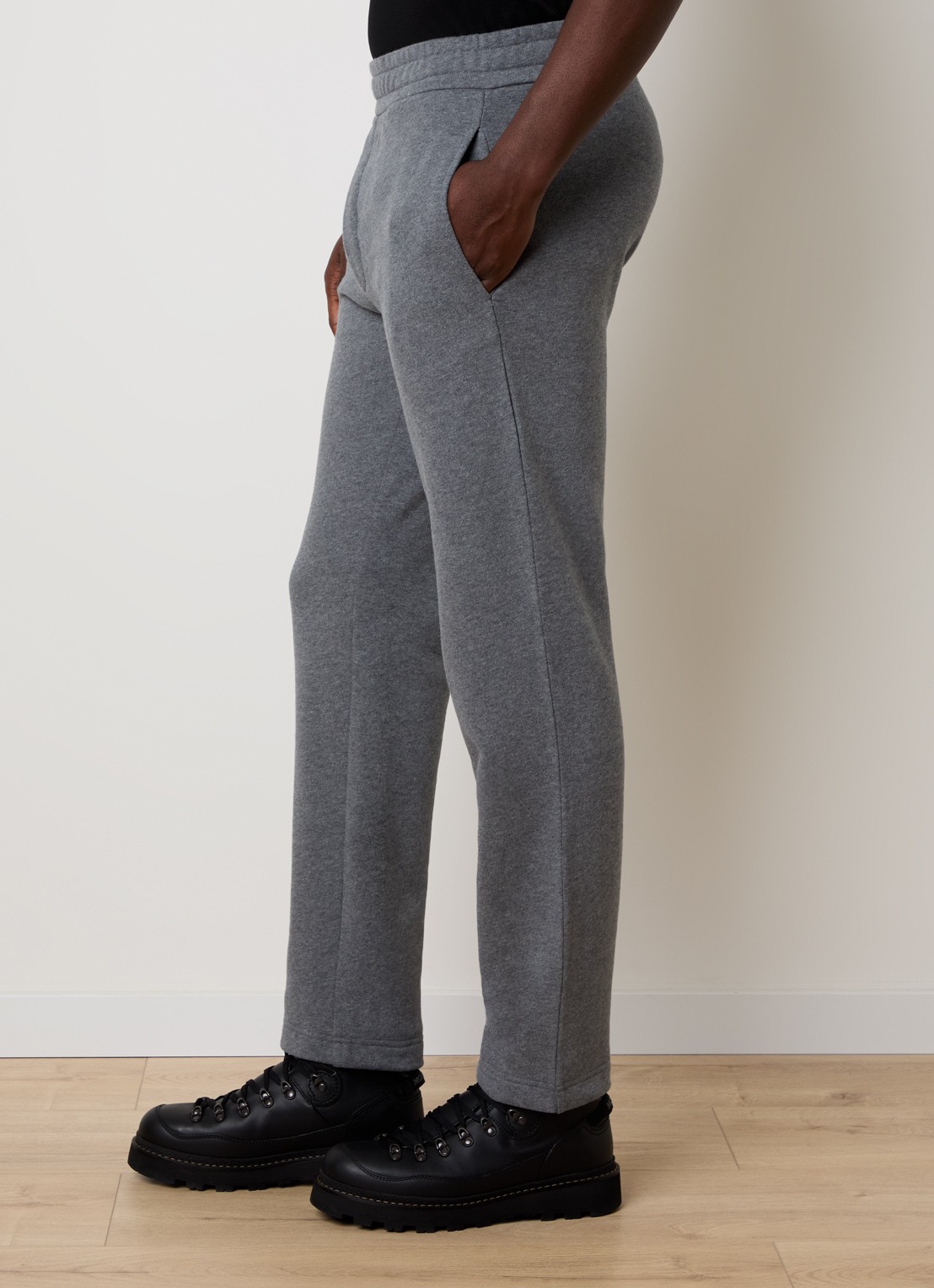 Moncler Slim fit joggingbroek met steekzakken - detail 3 donkergrijs