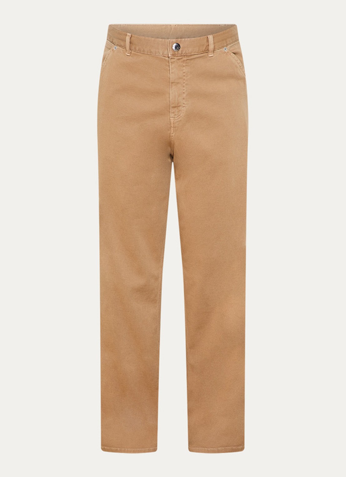Moncler Straight fit broek met steekzakken en logo - voorkant 5 camel