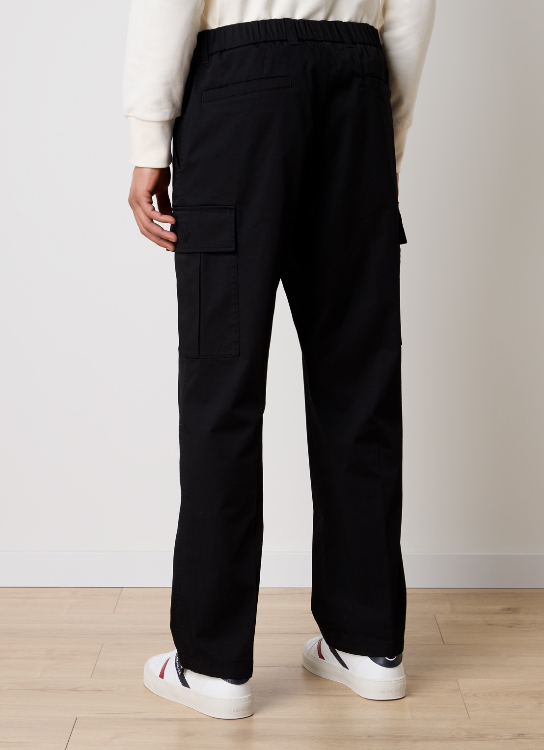 Moncler Straight fit cargobroek met steekzakken - achterkant 6 zwart