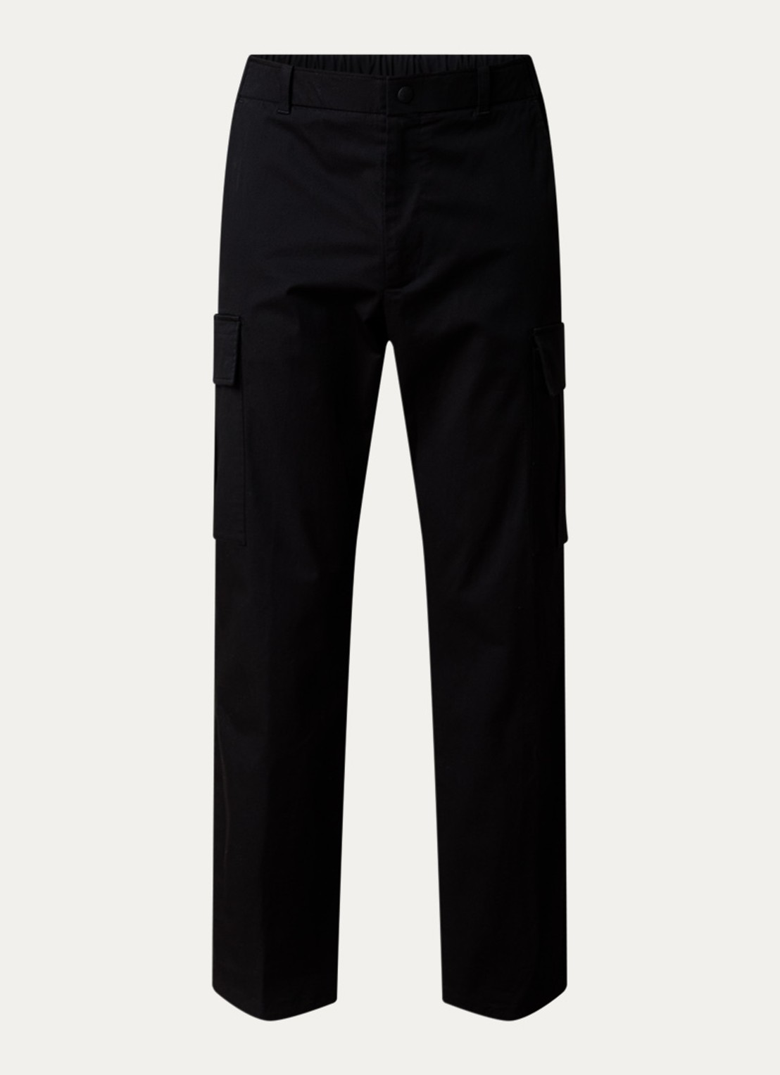 Moncler Straight fit cargobroek met steekzakken - voorkant 4 zwart