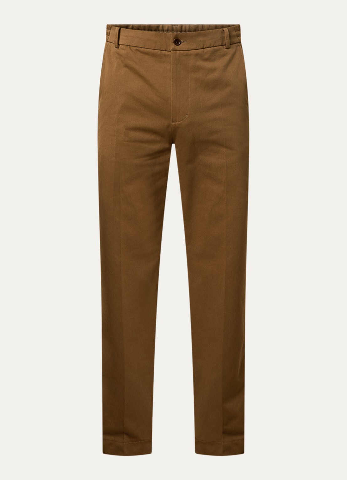 Moncler Straight fit chino met steekzakken - voorkant 2 camel